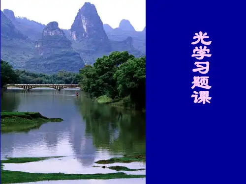 大学物理重点知识习题课解答-光学7