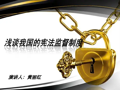 我国的宪法监督制度