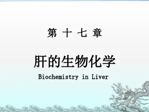 《肝脏生化》PPT课件
