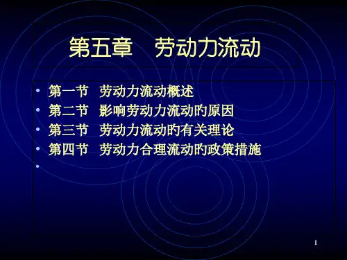 劳动力流动优秀课件