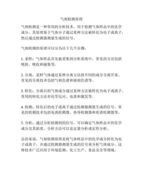 气相检测原理