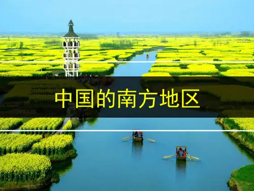 高中地理PPT课件南方地区