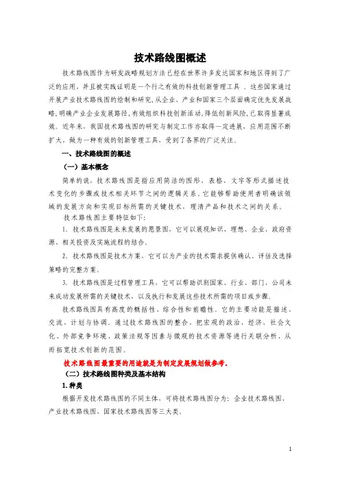 技术路线图概述