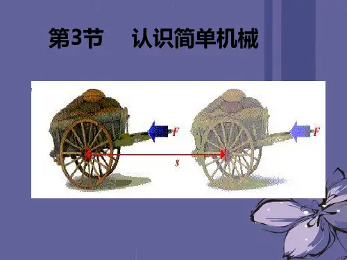 九年级科学上册 第3节 认识简单机械 浙教版PPT课件