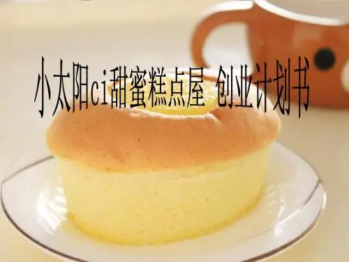 蛋糕店创业计划PPT