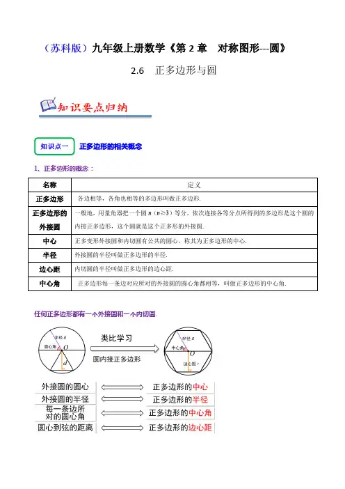 正多边形与圆(八大题型)( 原卷版)