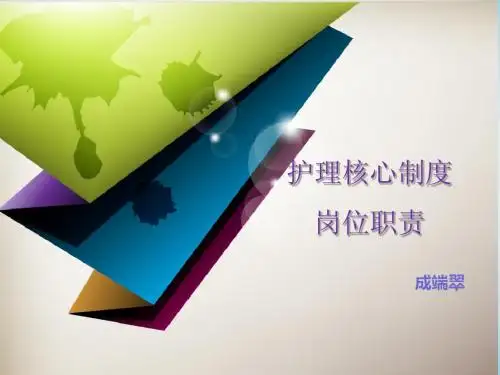 护理核心制度