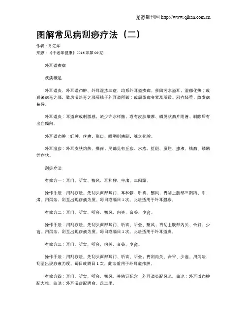 图解常见病刮痧疗法(二)