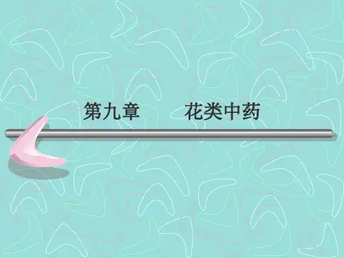 花类中药-中药鉴定学