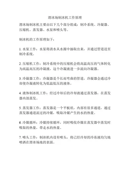 滑冰场制冰机工作原理