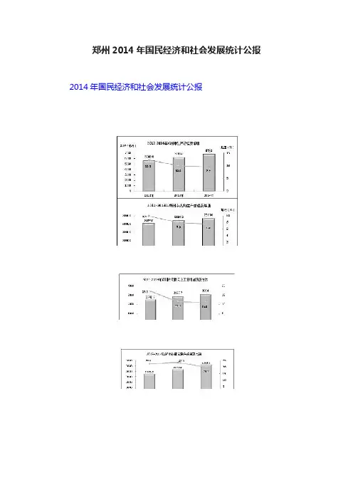 郑州2014年国民经济和社会发展统计公报