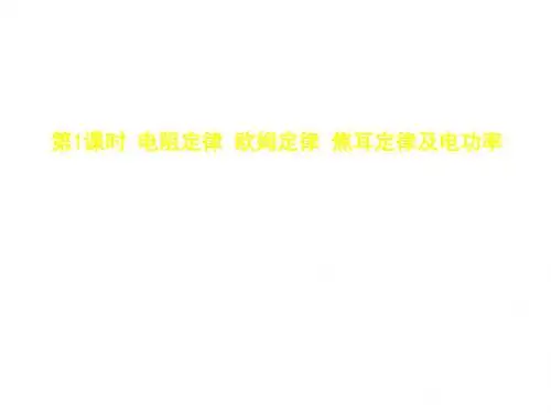 浙江省高考物理大一轮复习课件:第七章++恒定电流(20