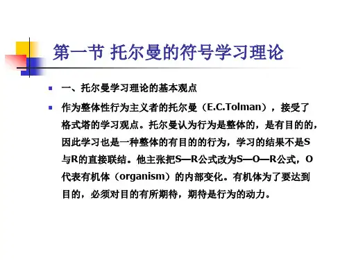 学习的联结认知理论