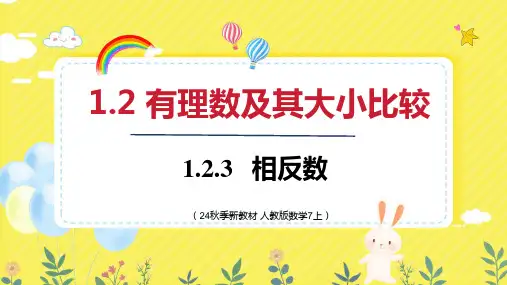 1.2.3  相反数  课件 人教版七年级数学上册 (7)