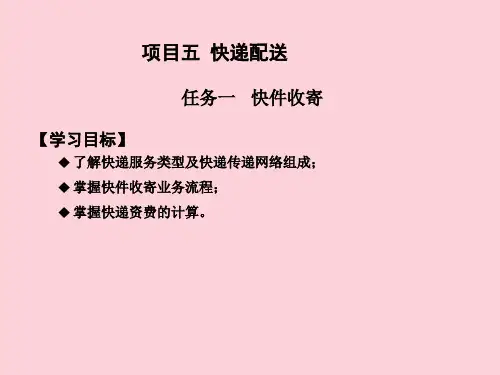 智能仓储与配送-快递配送