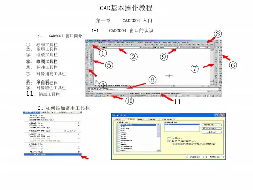 《CAD基本操作教程》PPT课件