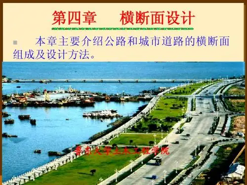 道路勘测设计 第四章 横断面设计