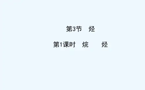 《烷烃》课件 PPT