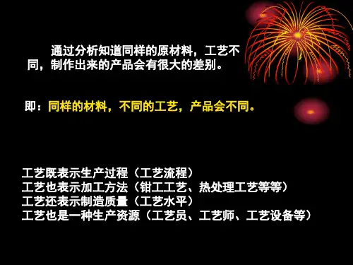 高中通用技术工艺培训教材ppt课件