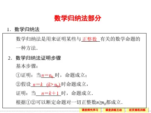 数学归纳法典型例题