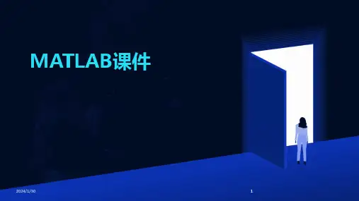 2024版MATLAB课件