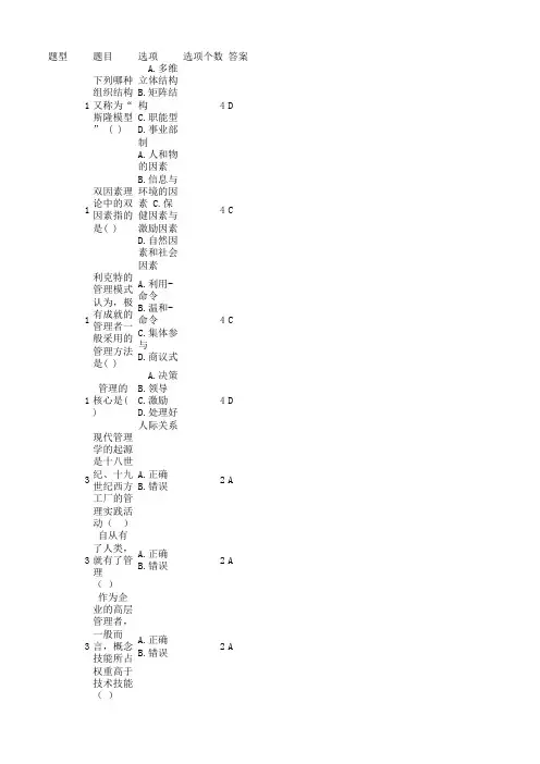 管理学原理(1)