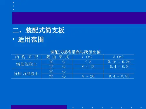 混凝土简支梁桥的构造