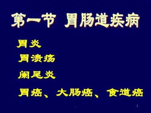 (推荐课件)胃肠道疾病PPT幻灯片