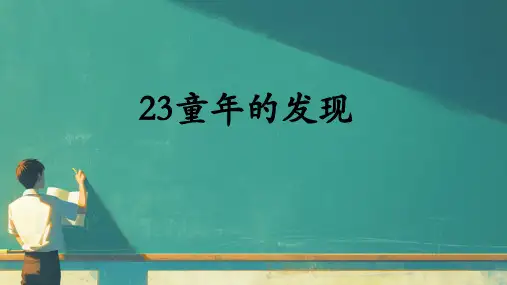 童年的发现-ppt课件