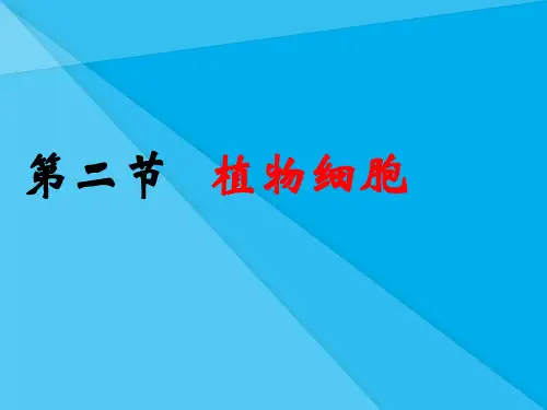 植物细胞PPT课件 人教版优秀课件