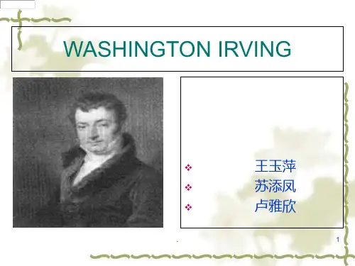 WASHINGTON-IRVINGPPT课件