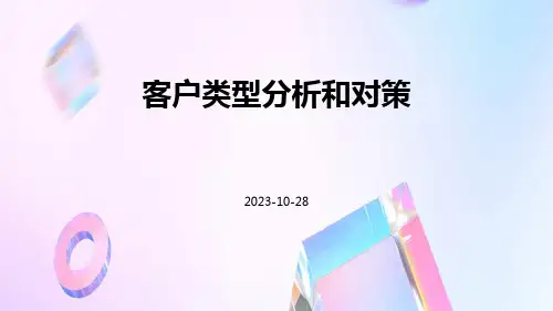客户类型分析和对策