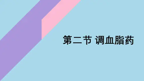 调血脂药PPT