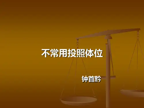 不常用投照体位