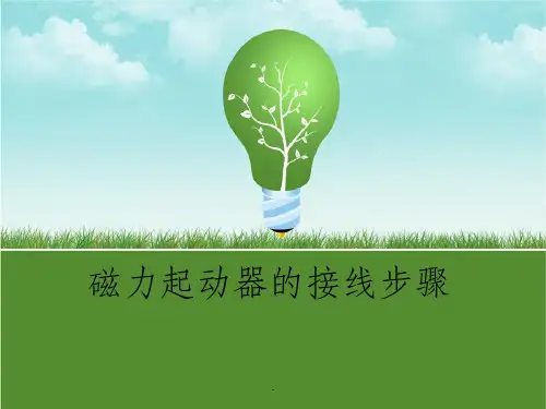 磁力启动器接线ppt课件