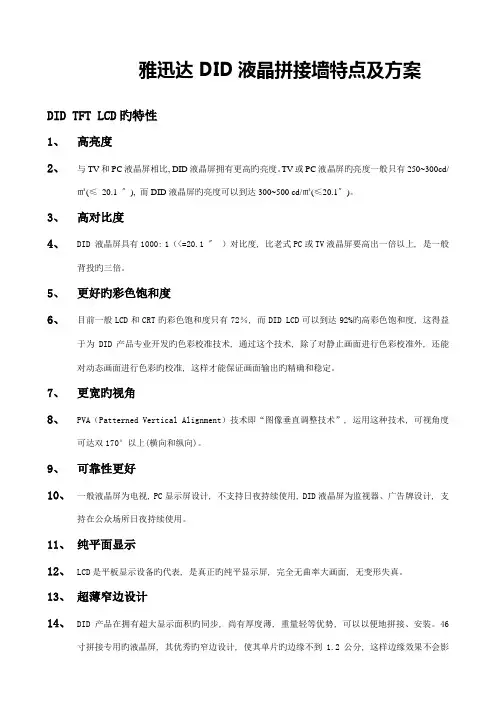 寸超窄边拼接墙方案