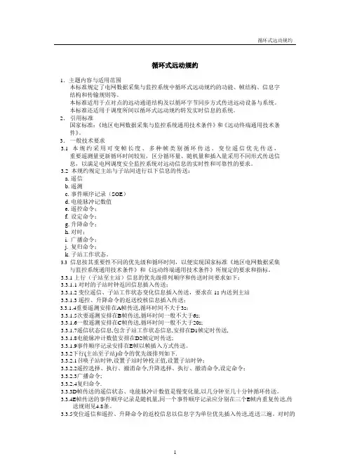 电力CDT规约