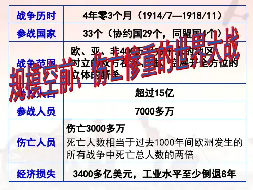 第一次世界大战