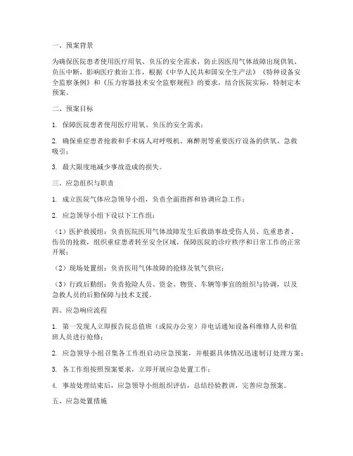 医院气体应急预案