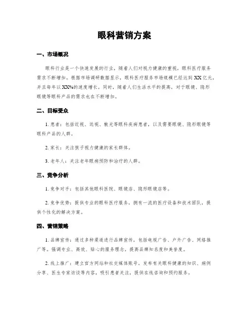 眼科营销方案