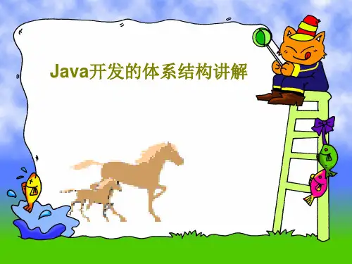Java开发的体系结构讲解32页PPT