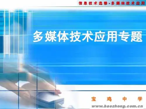 6 多媒体技术应用专题