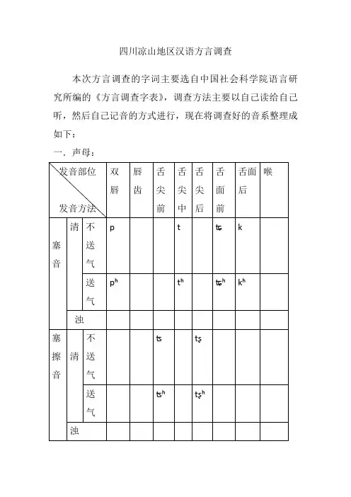 语言调查-- 作业