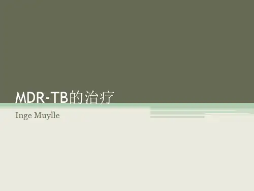 3. MDR-TB的治疗
