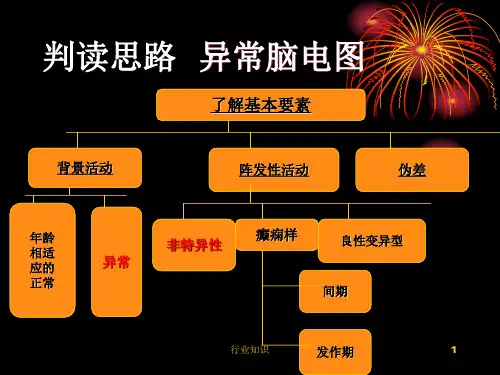 脑电图判读  异常脑电图[专家资料]