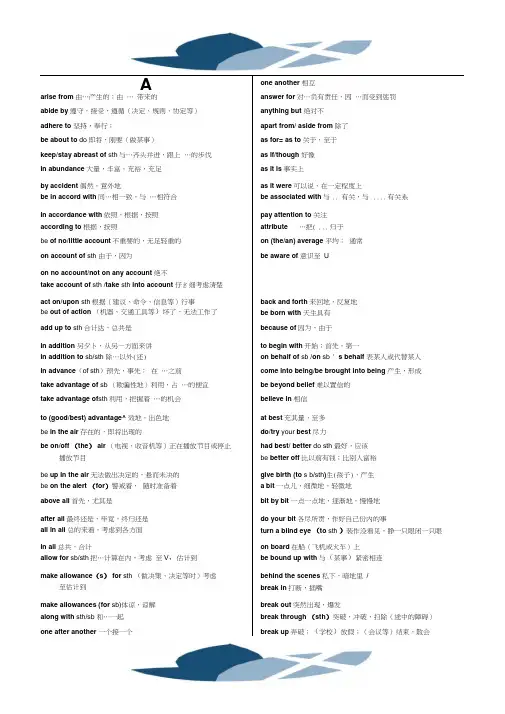 2015考研重点词汇