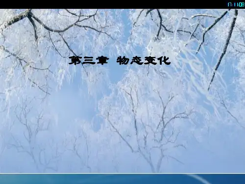 3.4升华和凝华PPT课件