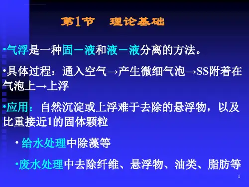 水处理工程气浮ppt课件