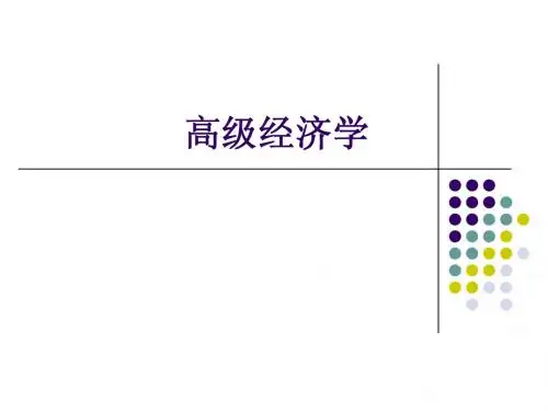 高级经济学课件