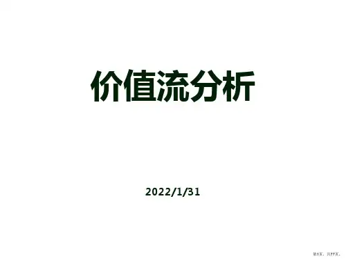 价值流分析培训课程